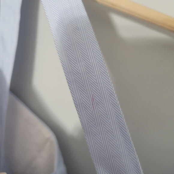 Jonathan Simkhai Light Blue Herringbone Bustier Style Blouse NWT - Picture 8 of 15